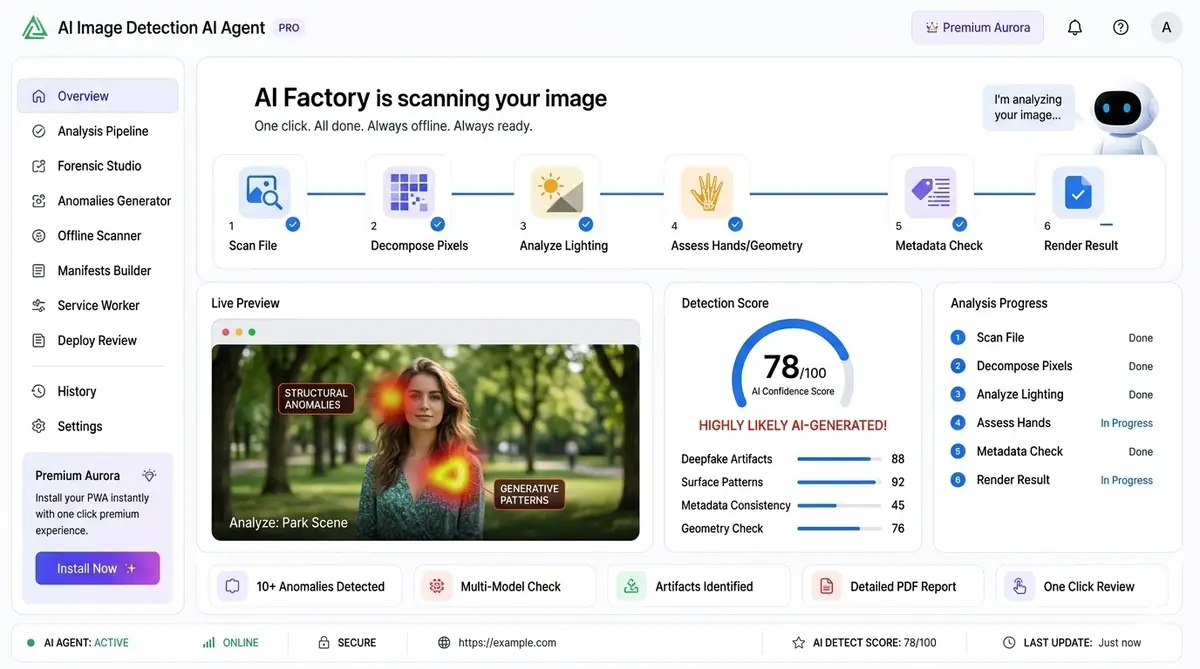 AI Crypto Payment Agent — example of the AI tool dashboard software